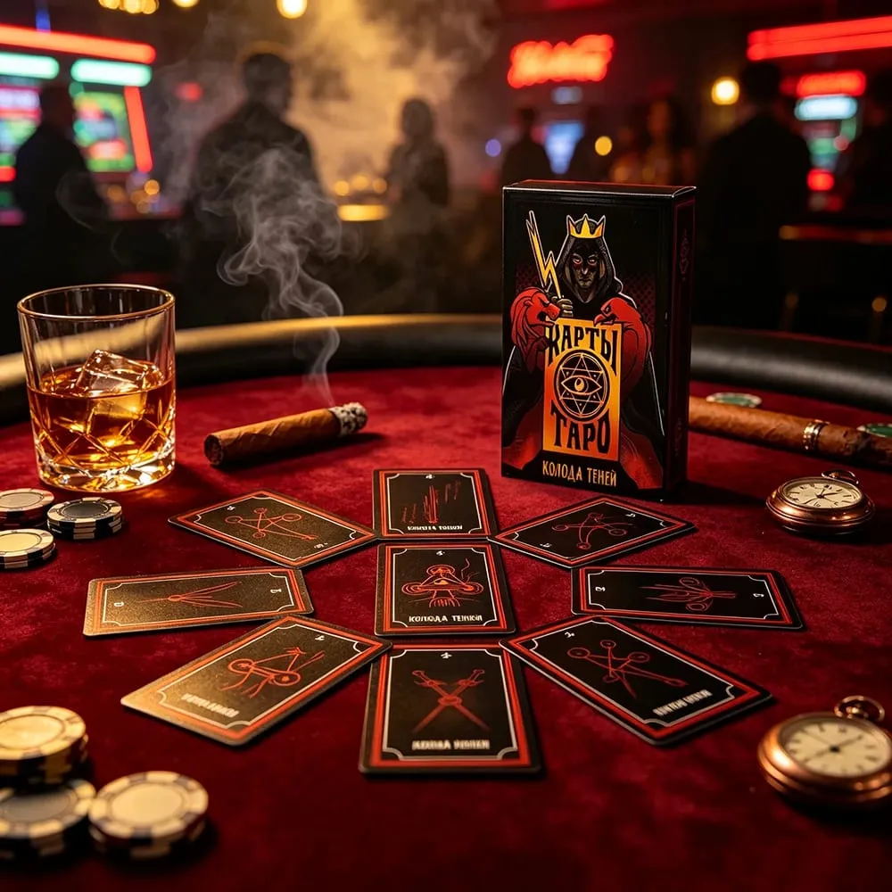 Cartas de tarô versão russa, 78 baralhos, cartas de adivinhação do destino, jogo de tabuleiro com guia para iniciantes, presentes de halloween