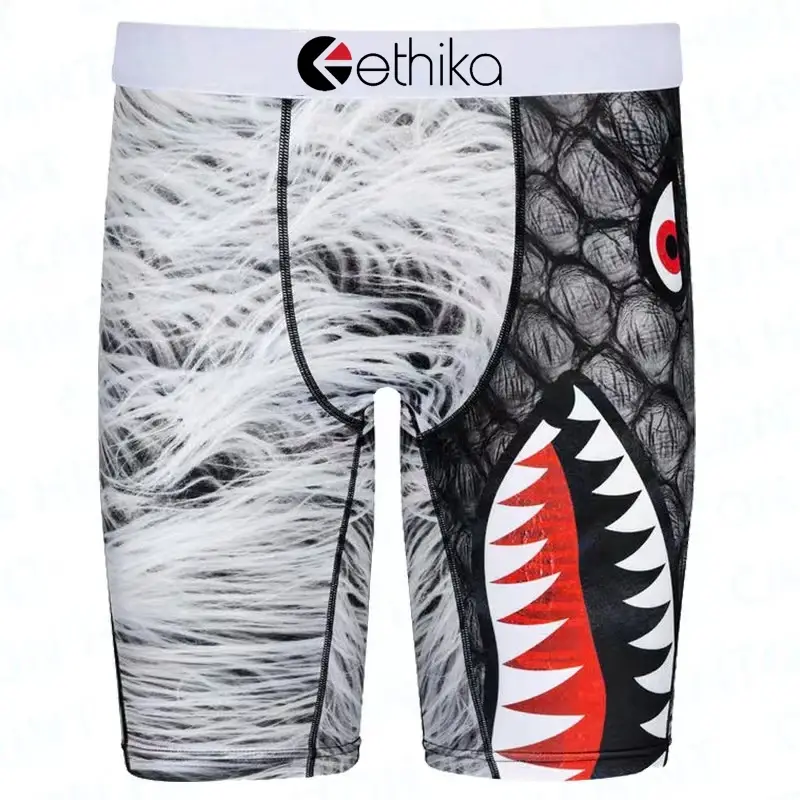 Boxer Briefs for Men S-XXXL 1PC - Polyester Stretch Underwear Soft Breathable Daily Wear