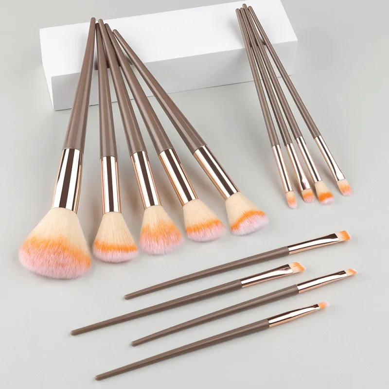 Conjunto de pincéis de maquiagem, 13 peças, profissional, base macia, pó, corretivo, sombra, delineador, blush, maquiagem cosmética, ferramenta de beleza — image 12