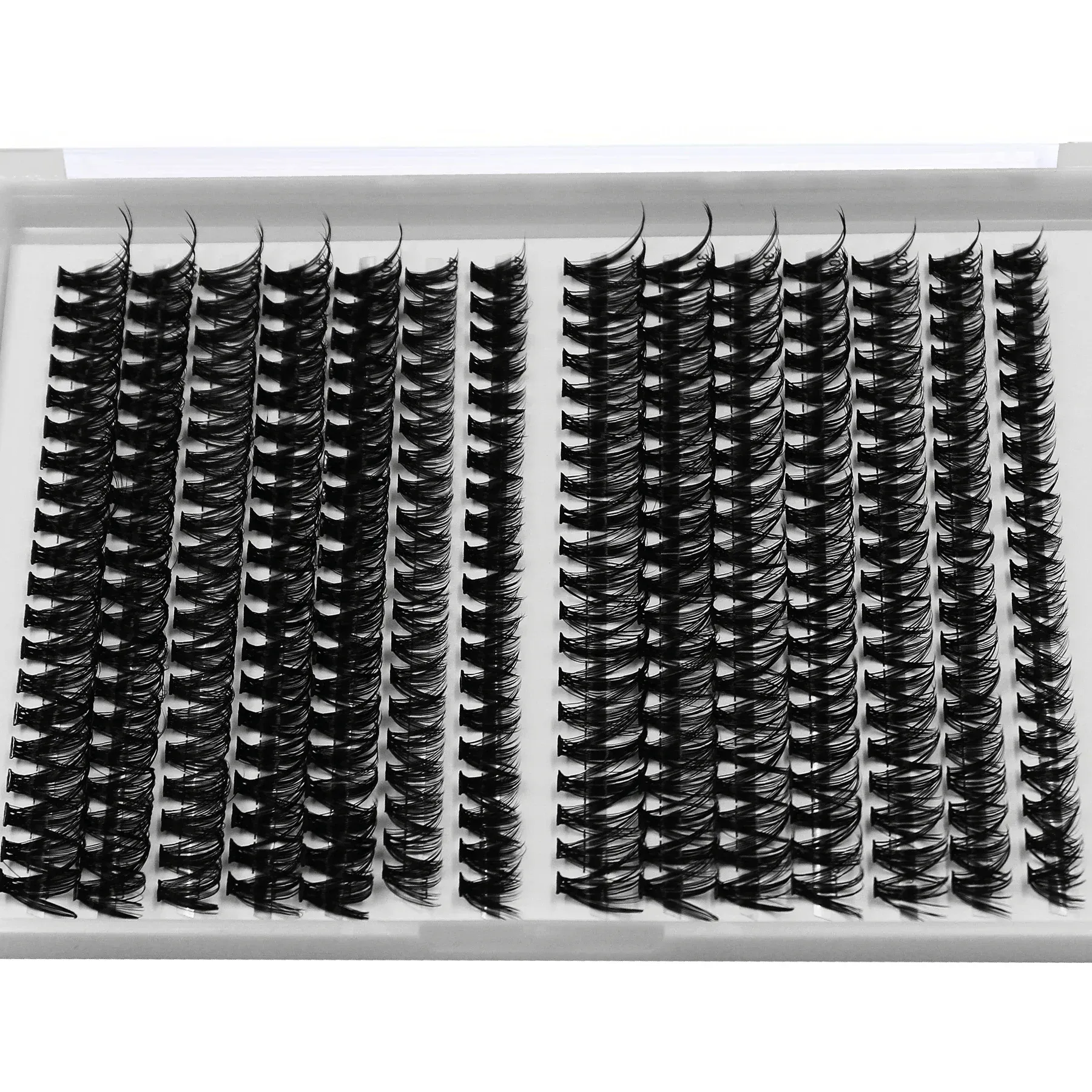 280 pçs 30d 40d cílios individuais cluster fino reutilizáveis ​​cílios postiços diy extensão de chicote 9-15mm comprimento da mistura para maquiagem dos olhos