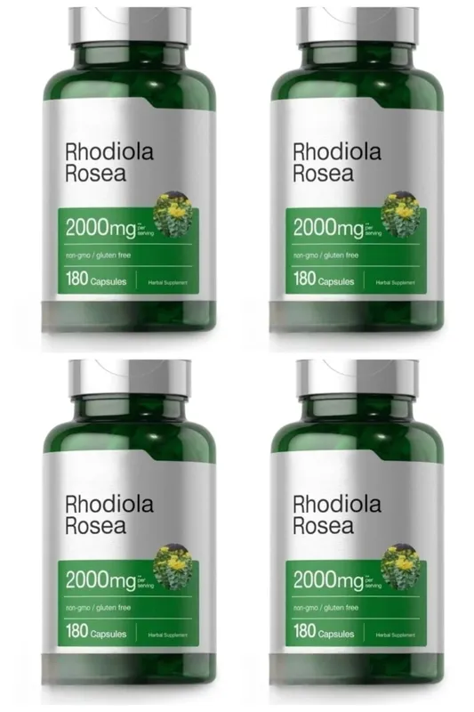 紅景天根萃取物 2000 毫克等效草本膳食補充劑 180 粒膠囊