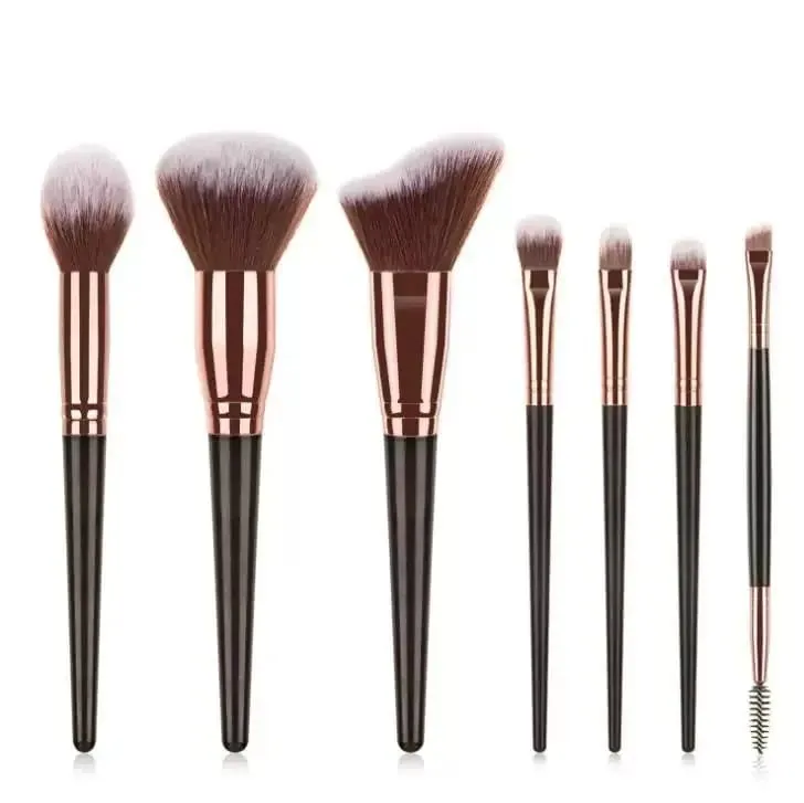 Conjunto de pincéis de maquiagem com saco, 15 peças, sombra, pó, base, lábios, ferramenta de beleza profissional, pincel de maquiagem