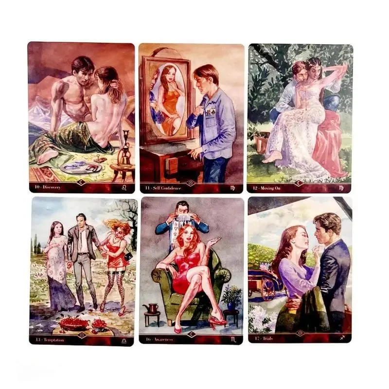 New Tarot Cards Oracles Deck Mysterious Divination Sexual Magic Tarot Deck House Party Cards Game Board Game Tarots