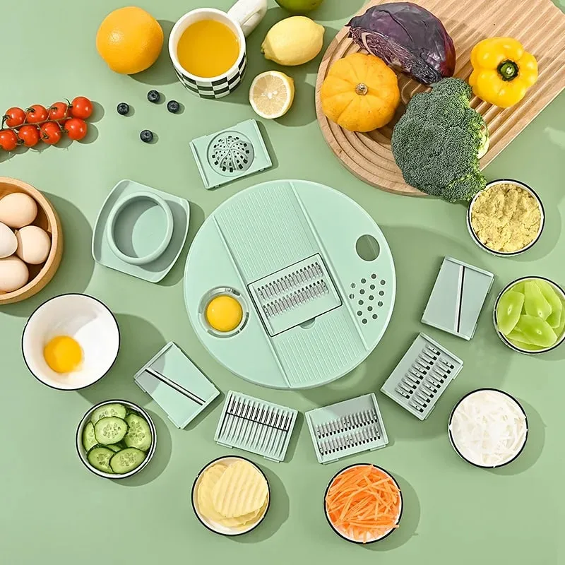 Multi-funcional desidratador de salada vegetal cortador de legumes doméstico pepino e fatias de batata drenagem cesta frutas drenagem água