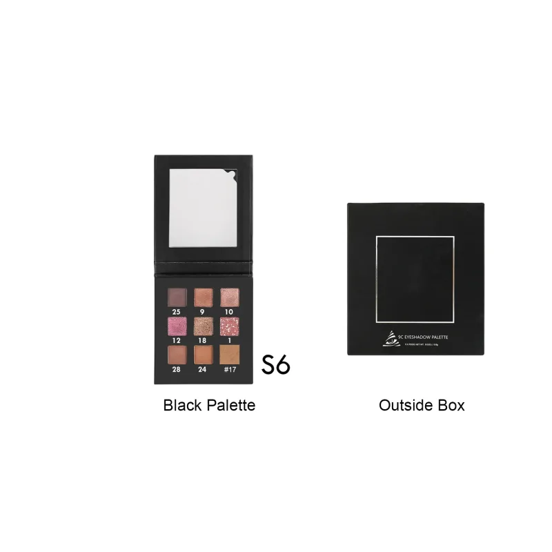 Alta pigmentada shimmer sombra fosco cosméticos paleta de sombra personalizada vegan compõem venda quente sombra de olho