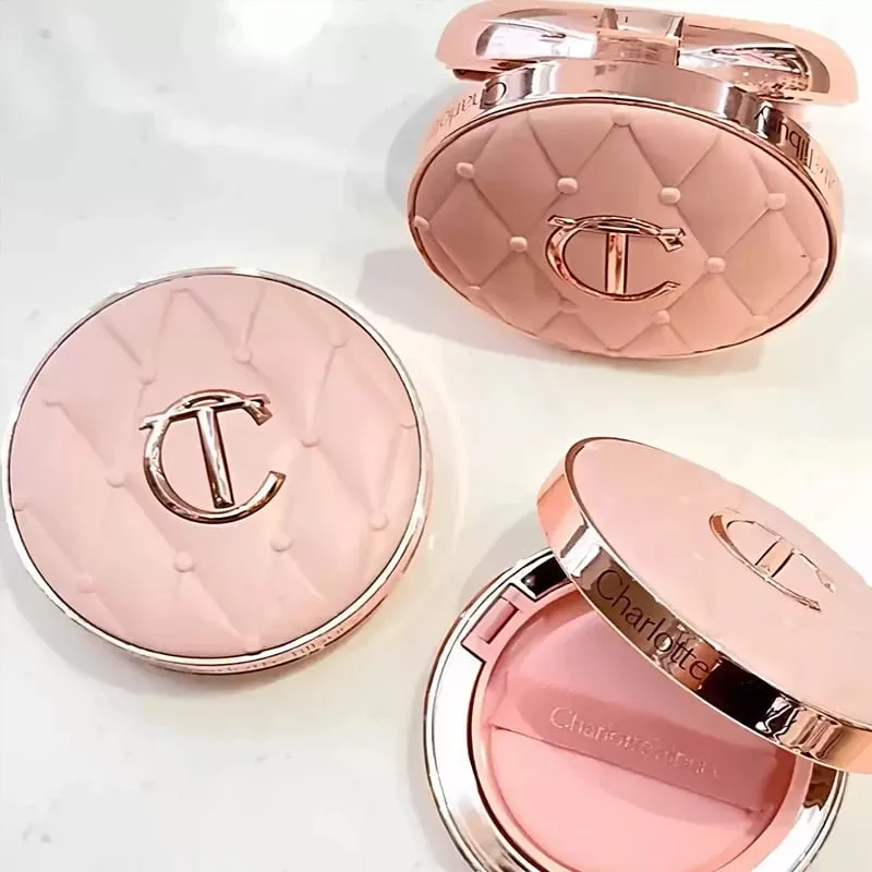 Charlotte tilbury ct conjunto de maquiagem base pó antioxidante suave fino alta à prova d' água base de essência nutritiva para a pele