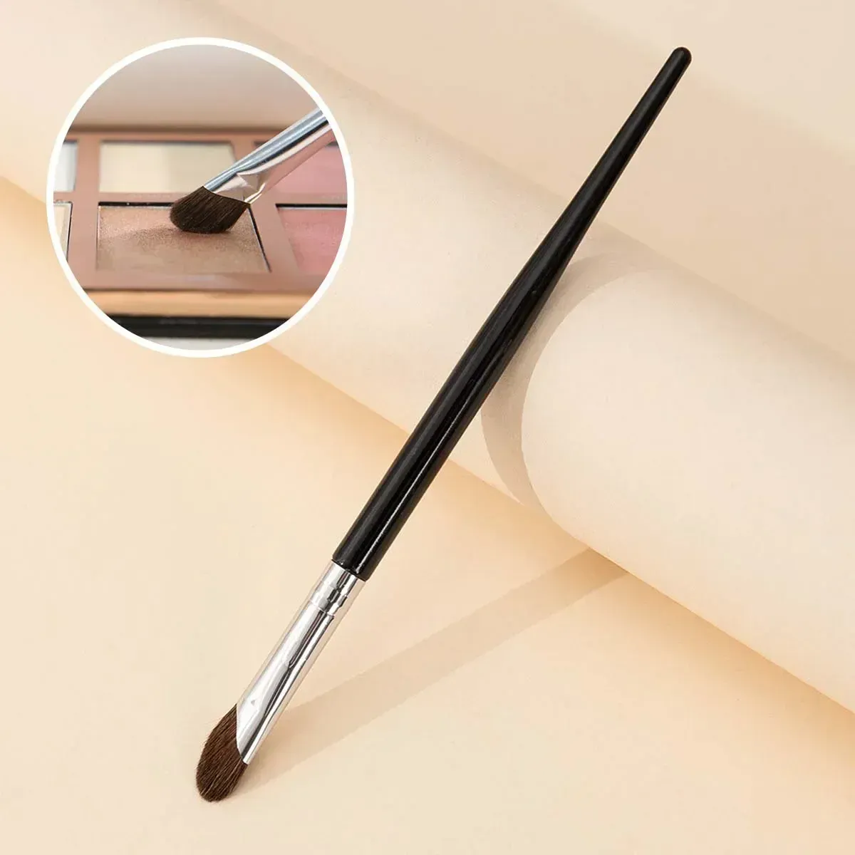 1 pçs nariz sombra escova ângulo contorno pincéis de maquiagem rosto bronzer nariz silhueta sombra cosméticos mistura compõem ferramenta