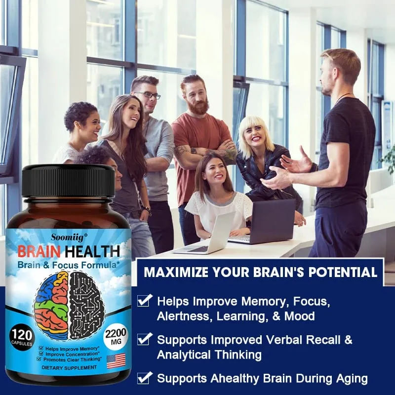 Ginkgo Biloba Supplement - Memory and Learning Promotes Brain Health Improves Clarity Improves Concentration Supplement