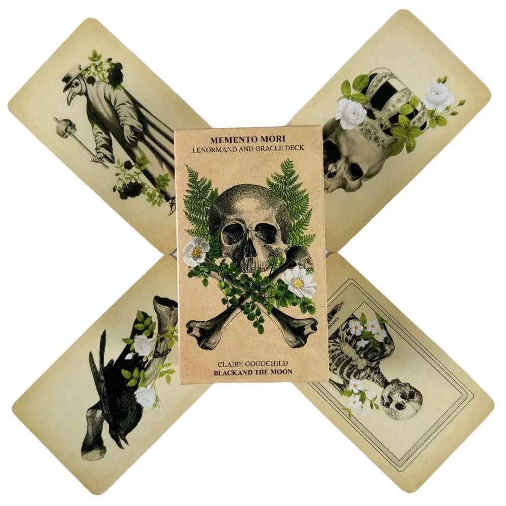 1pc memento mori lenormand e oracle deck inglês jogo de tabuleiro cartas — image 4