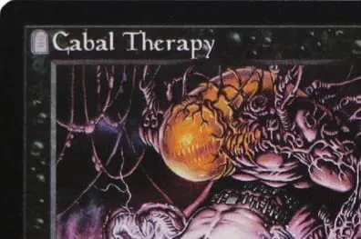 LK19 Cabal Ritual Cabal Therapy Culling the Weak Demonic Tutor Darkness Imperial Seal Hochwertige TCG-Ersatzkarten (Black-Core)