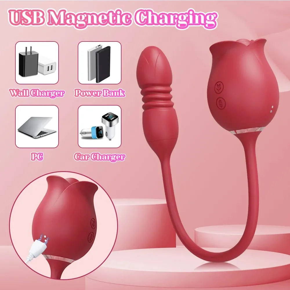 Vibrador vibrador de impulso de sucção de rosa para mulheres estimulador de clitóris de mamilo vibratório língua de ovo lambendo clitóris otário brinquedos sexuais