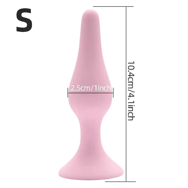 Plugue anal de silicone para iniciantes, plugue anal para homens e mulheres, massageador de próstata para gays, mini bala anal, masturbador, brinquedo sexual para homens
