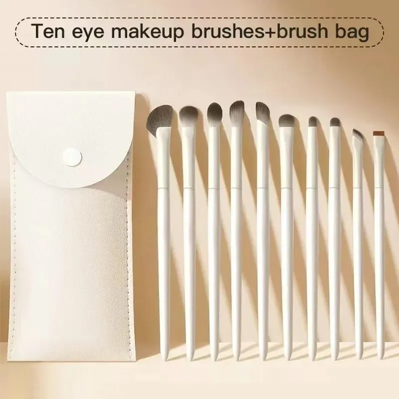 Kit de pincéis de maquiagem para sombra, alta qualidade, ponto, blush, sombra, sobrancelha, pó solto, ferramenta de pincéis de maquiagem para os olhos
