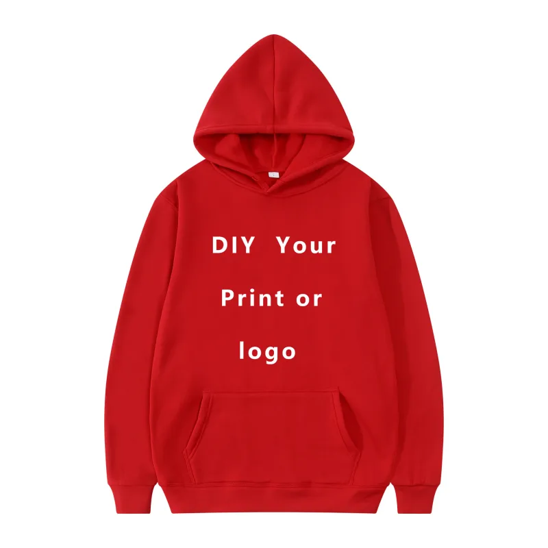 Your Own Design Brand Logo/Picture Personalized Custom Anywhere Men Women DIY Hoodies Sweatshirt Casual Hoody Fashion New