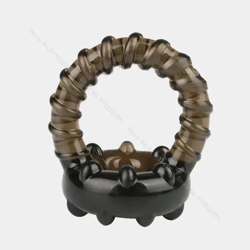 Anel de bloqueio de cesta dupla pênis silicone atraso físico anel de contenção escrotal masculino conjunto de controle de tempo brinquedo sexual
