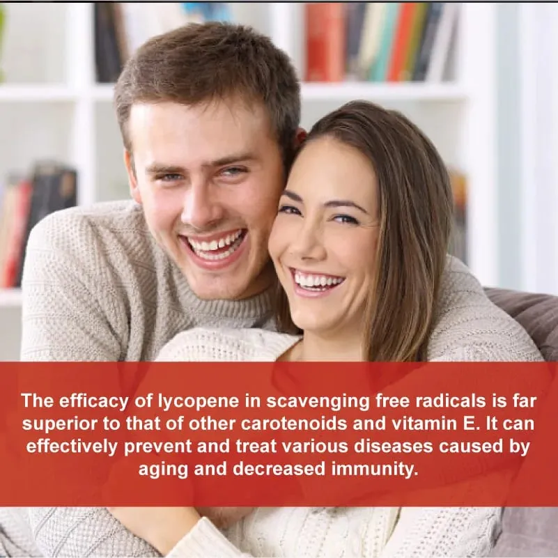 Lycopene Capsules Tomato Extract Protect Prostate Increases Physical Strength Supplement Energy Enhance Immunit