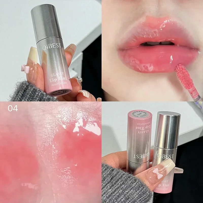 Nước Gương Son Bóng Dưỡng Ẩm Lâu Dài Dễ Dàng Mặc Nước Thủy Tinh Son Men Dưỡng Màu Đỏ Gợi Cảm Lip Tint Trang Điểm