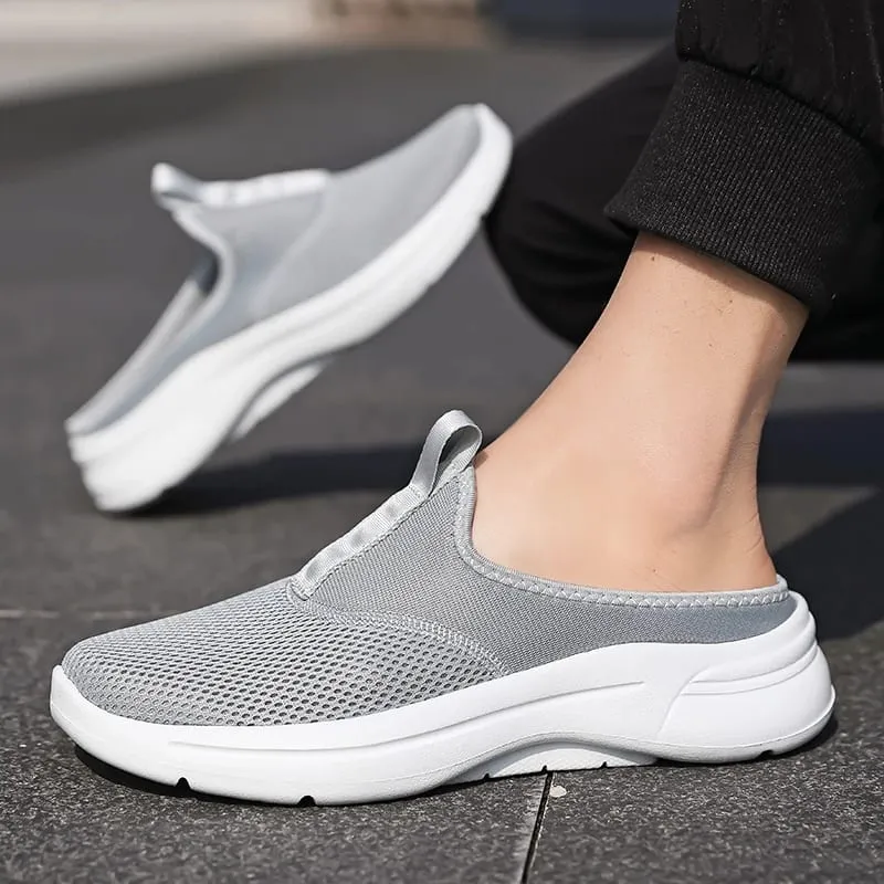 Novo verão tênis masculino leve macio confortável antiderrapante sapatos planos ao ar livre sapatos esportivos casuais tamanho grande 39-48