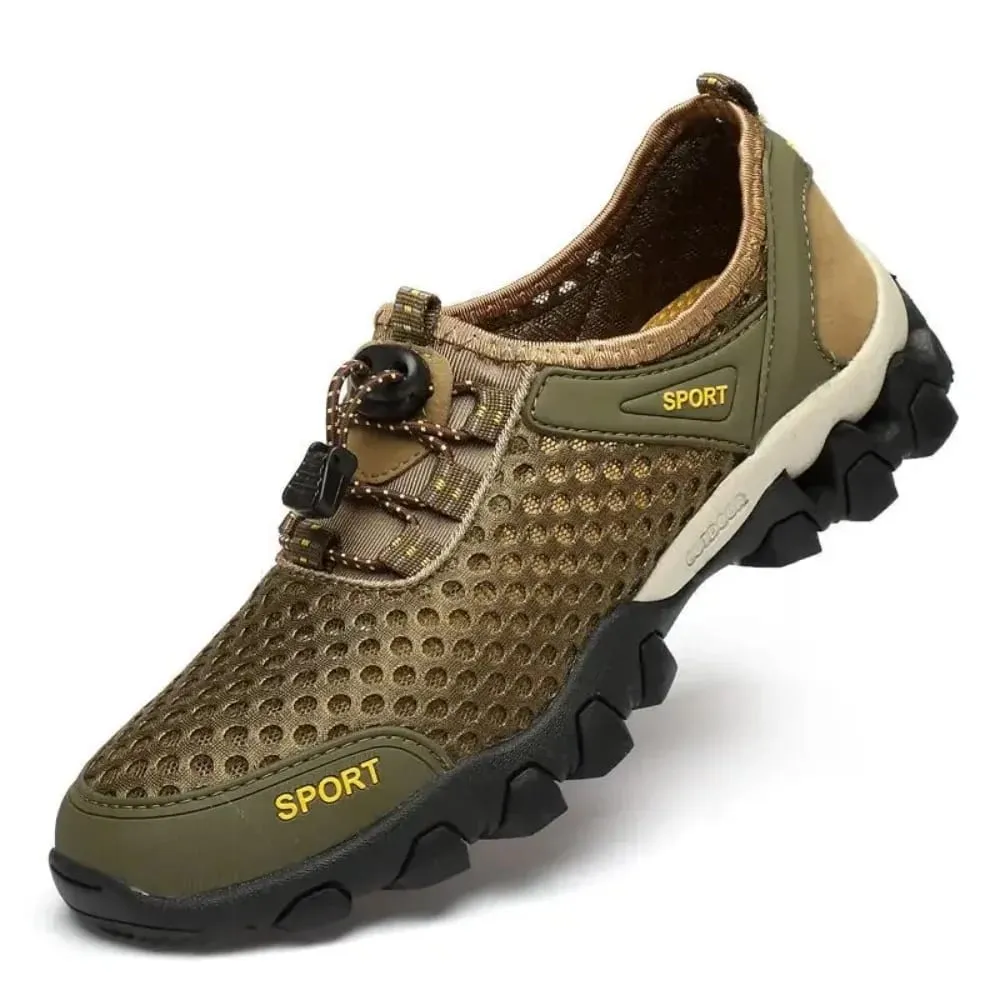 Malha respirável verão masculino plataforma tênis leve casual mocassins sapatos para corrida tênis caminhadas ao ar livre uso diário