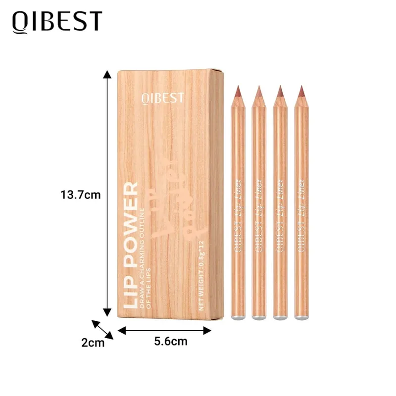 12 Pçs/set Matte Lip Liner Lápis Contorno Labial Batom Duradouro Alto Pigmento Não Desaparece Fácil Veludo Delineador Fino — image 6