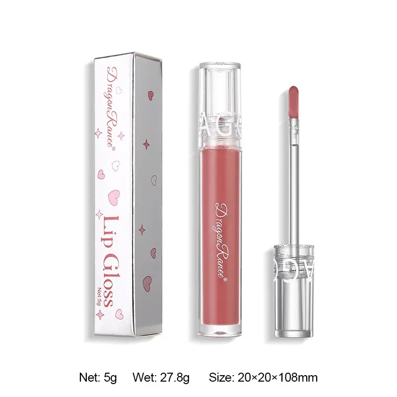 Espelho brilho labial brilho labial hidratante batom líquido de longa duração nutritivo brilho labial transparente matiz de mancha labial