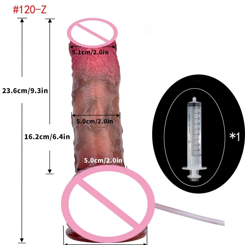 Pênis realista de silicone, ejaculação, grande vibrador realista com ventosa, toque de pele, brinquedos sexuais anais para mulheres