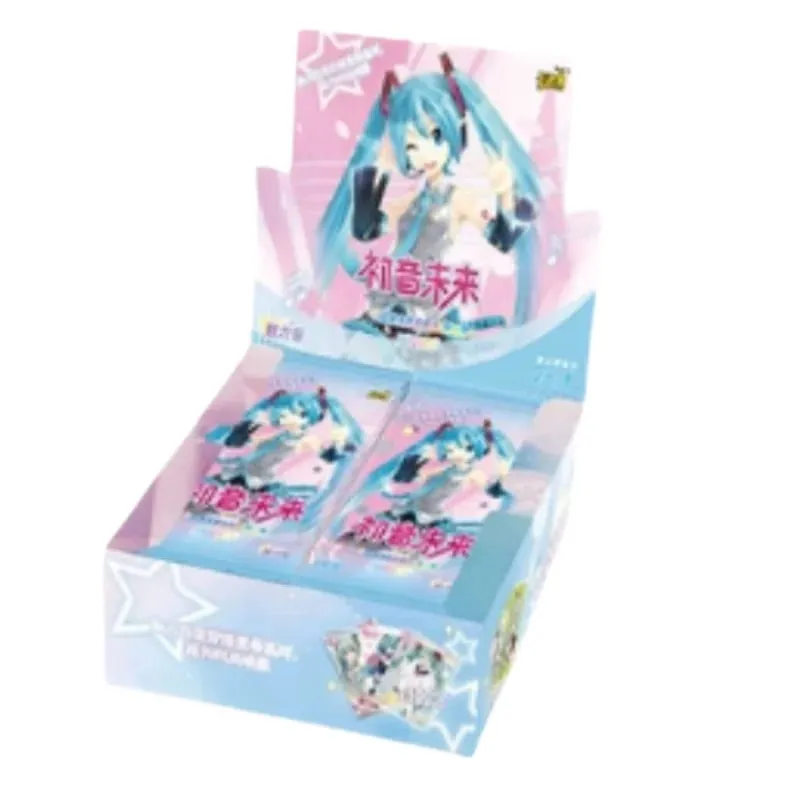 Genuíno cartão hatsune miku primeiro pacote série animação jogo coleção cartão se periférico crianças brinquedos presentes da menina
