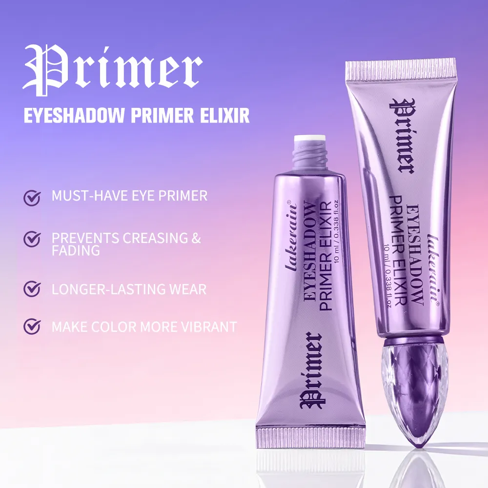 Primer de maquiagem para sombra, suave e resistente a vincos, à prova d'água, de longa duração, sombra translúcida, base para olhos