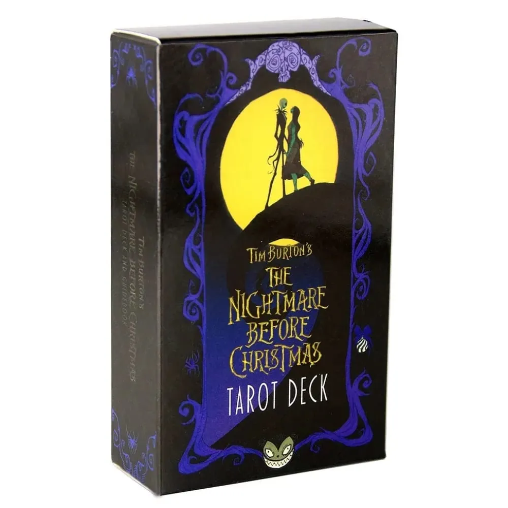 10.3*6cm fortuna pesadelo antes do natal taort sortilégio jogo de tabuleiro alta magia tarô deck rider waite — image 3