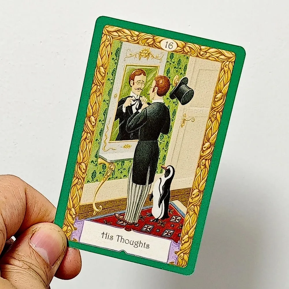 Mystical Kipper Deck 9*6cm 36 Pcs Oracle Cards with Keywords German System of Fortune Telling