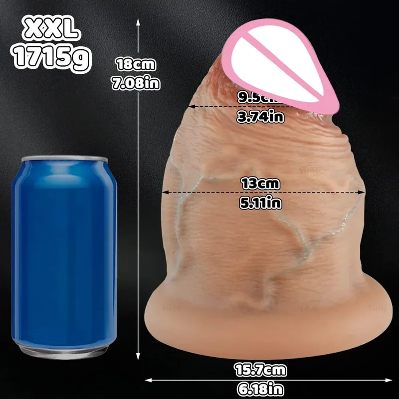 Super maior grosso vibradores realista silicone anal vibrador expansor pênis grosso butt plug adulto brinquedos sexuais masturbação pau grande