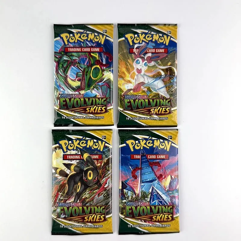 10/20Pcs Pokemon Cards Sun & Moon Evolutions Prismatic Pokemon Booster Collectible Tradeiner Card Game Toy For Children Gifts