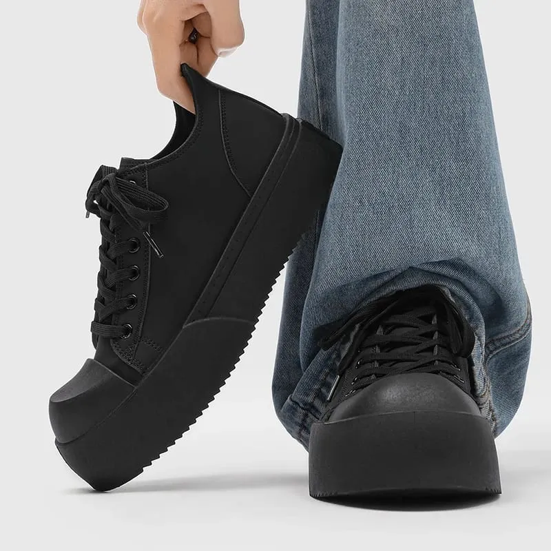 2025 homens altura crescente tênis de plataforma alta superior 8 cm elevador resistente ao desgaste sapatos de rua coreano zapatillas deporte