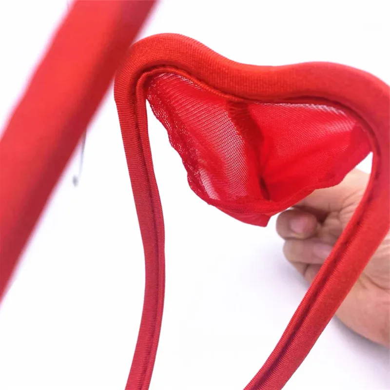 Confortável moda masculina breve c-string sólida tanga cueca cuecas de biquíni bulge bolsa lingerie confortável