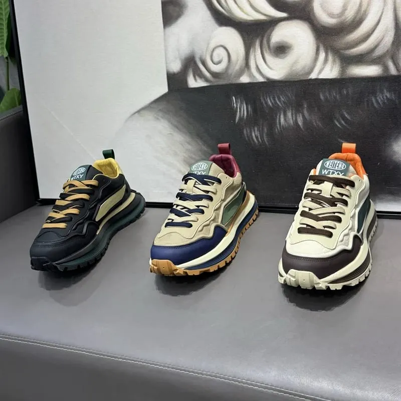 Men's Thick soled Height Increasing Casual Sneaker Outdoor Running Men's Shoes Fashion Anti slip and Wear resistant Footwear