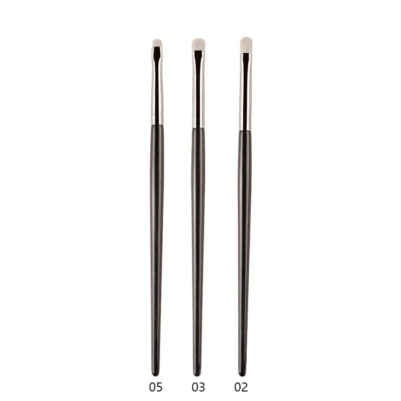 1pc White Pony Hair Eyeshadow Makeup brushes Small Smudge Precision Crease Detail Bevel Eye Shadow Make up brush Liner Lip