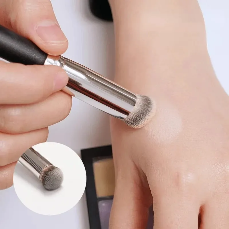 1/2/5 pcs Foundation Concealer Brush Premium Contour Blusher Brushes Flawless Under Eye Dense Face Makeup Brush For Blending — image 1