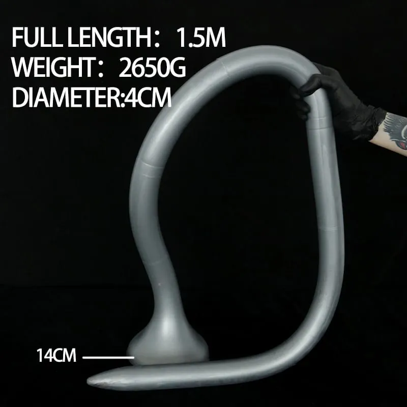 1.5m extra longo anal vibrador estimulador profundo silicone anal plug grande butt plug masturbador brinquedos sexuais sex shop buttplug brinquedos adultos