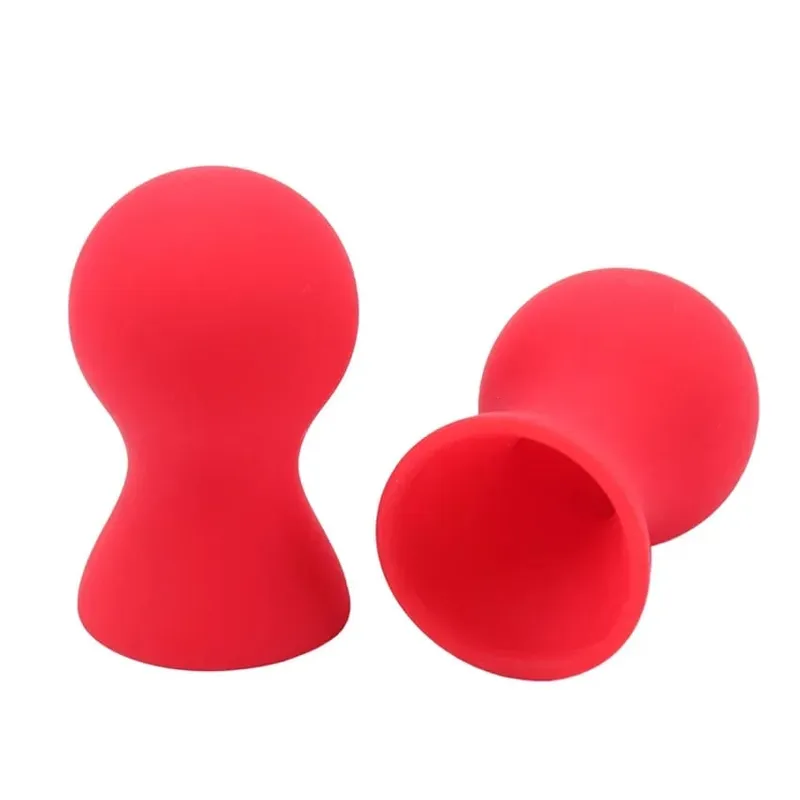 2 pçs silicone mamilo otário bomba ventosa massageador de mama clitóris estimulador brinquedos sexuais para casais mulher