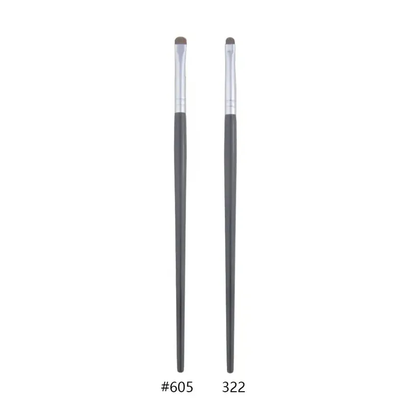 1pc detalhe pequena sombra compõem escova de cabelo pônei precisão sombra de olho pincéis de maquiagem cônico manchas ferramentas cosméticas