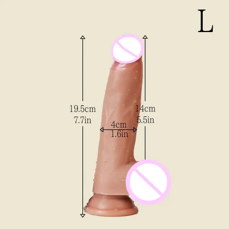 Realistic Dildos Silicone Penis 6/7/9 Inch Huge Dildos with Suction Cup for Women Masturbation Lesbain Anal Sex Toys for Adults