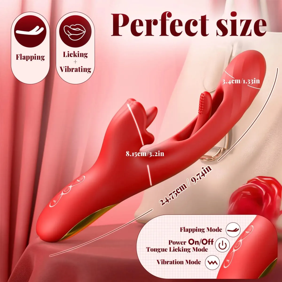 Vibrador batendo para mulheres, 2 em 1, máquina de lamber, estimulador de clitóris, ponto g, vibradores, sugador de clitóris, brinquedo sexual adulto