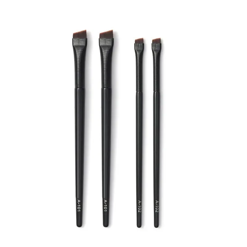 1pc Super Thin Angled liner Make up brush Eye brow Synthetic hair Makeup brushes Fine Eyebrow sharp cosmetic tools Professional