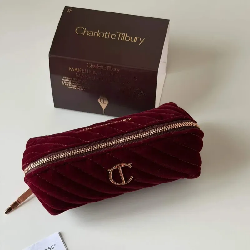 Charlotte Tilbury Setting Spray 16H à prova d'água sem peso e varinha de contorno misturável edificável e sombra 12Pan intensamente pigmentada