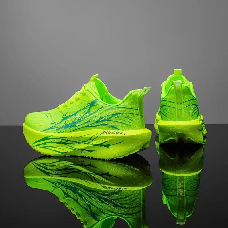 Marathon Men Running Shoes Lightweight Women's Comfortable Carbon Board Speciality Sports Breathable Athletic Nonskid Sneakers