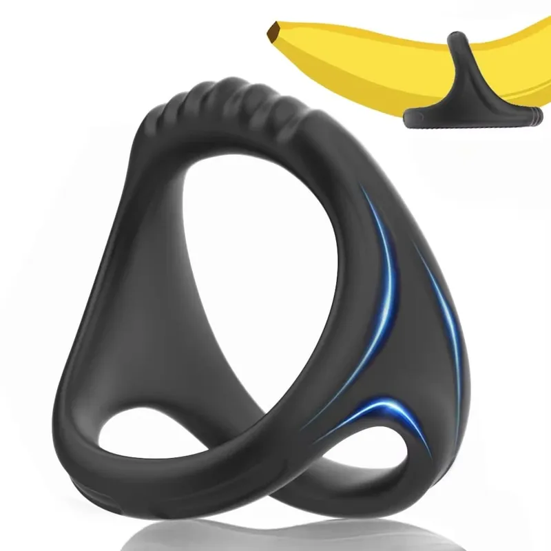 Anel de pênis de silicone atraso na ejaculação anéis penianos pau ereção cockring masculino castidade adulto brinquedos sexuais para homens bloqueio esperma treinador