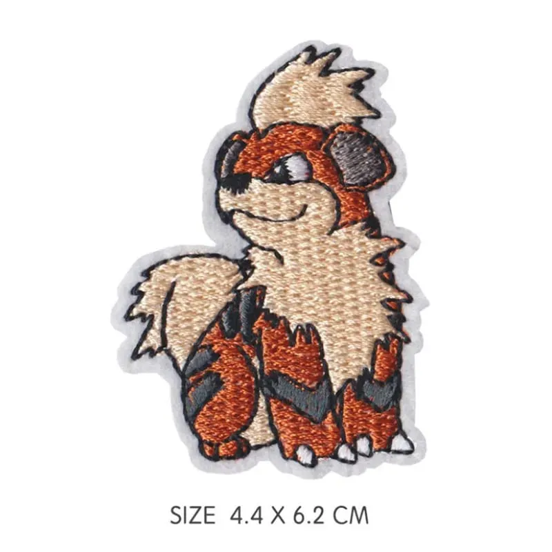 Cloth Patch Pikachu Clothes Stickers Sew on Embroidery Patches Applique Iron on Clothing Cartoon DIY Garment Decor