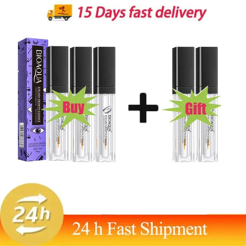 Soro de crescimento rápido de cílios, 7 dias, potencializador natural de cílios, mais longo, mais grosso, curvador, tratamento de cílios, produtos de cuidados com os olhos, maquiagem