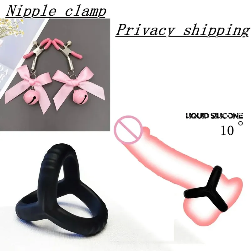 Anel peniano de silicone preto, anel reutilizável para retardar a ejaculação, bloqueio de sêmen, anel peniano, brinquedos sexuais para casais, sex shop