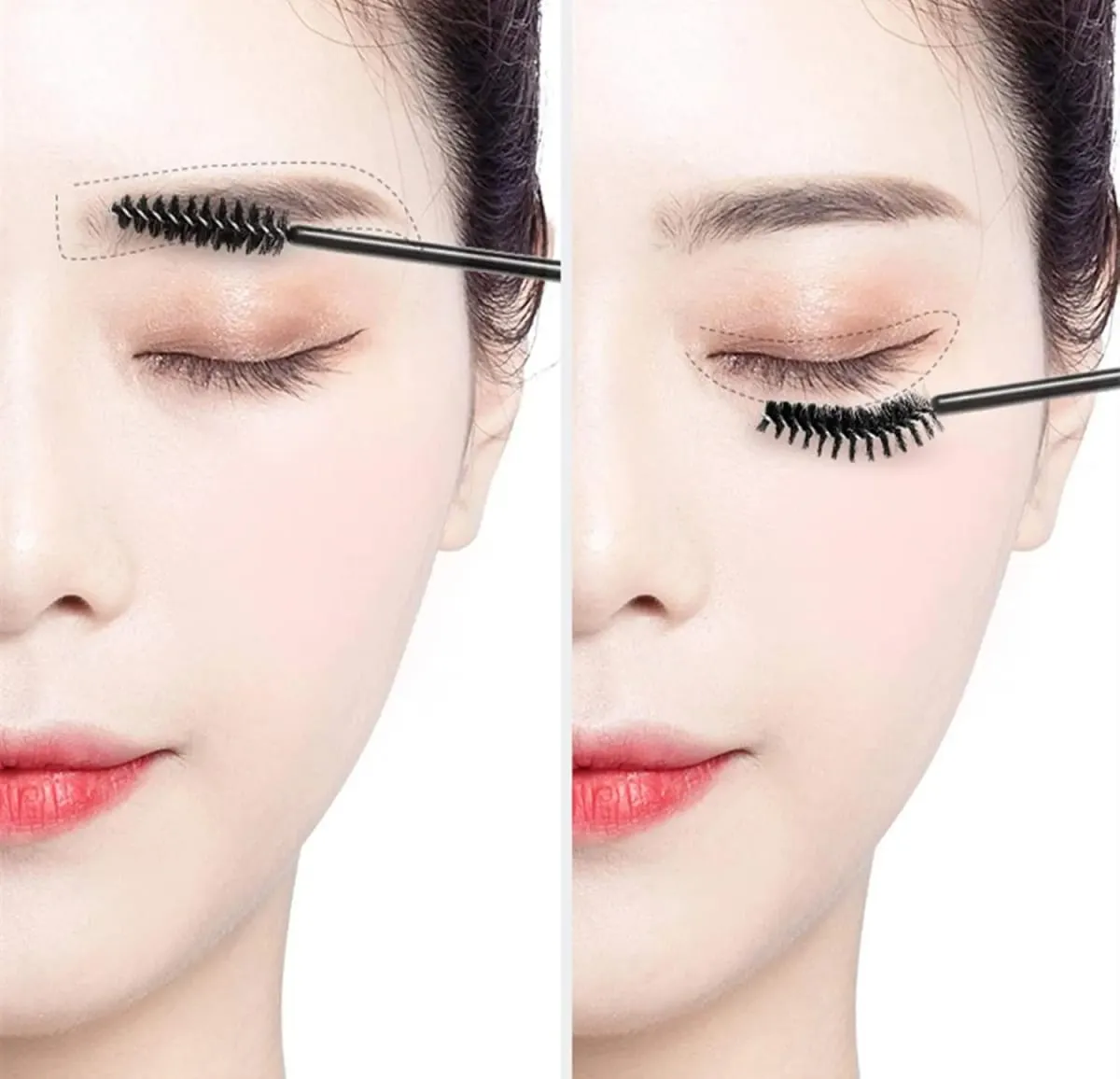 3/5/10 件套女士眉毛修剪器刮鬍刀剪刀刷子鑷子美容工具套裝 — image 6